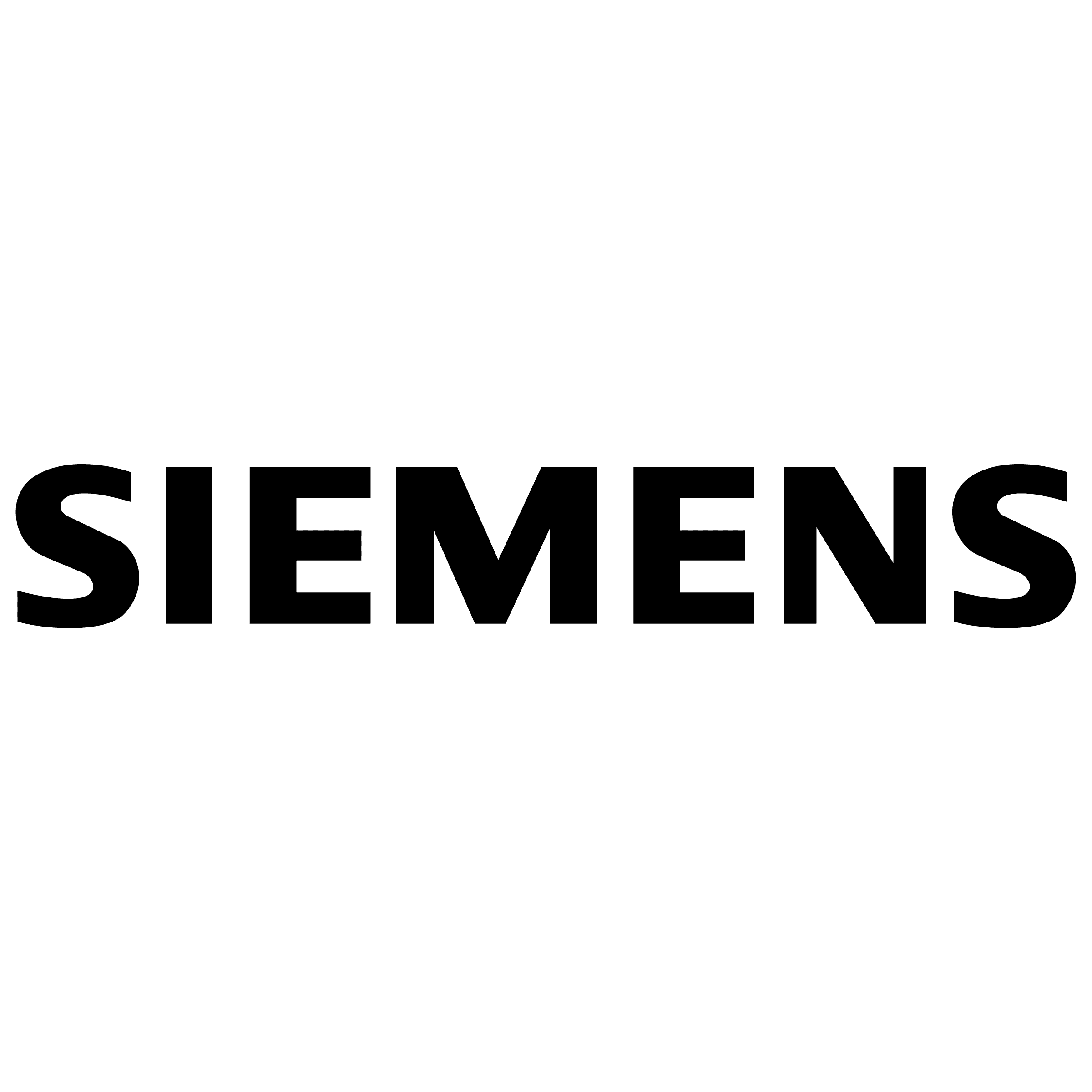 siemens 3 logo black and white